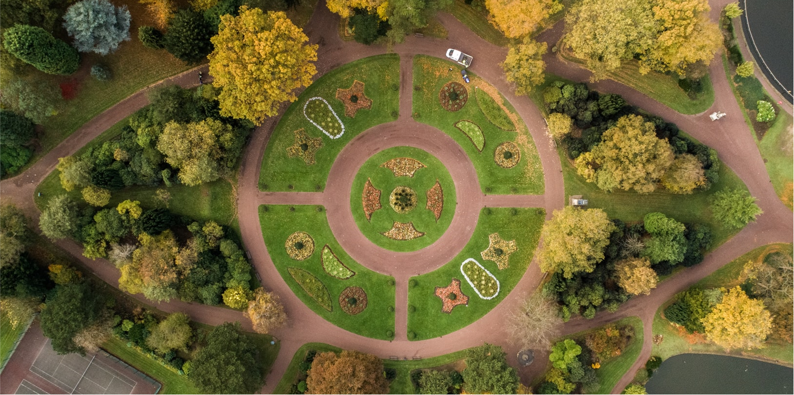 Park view from above